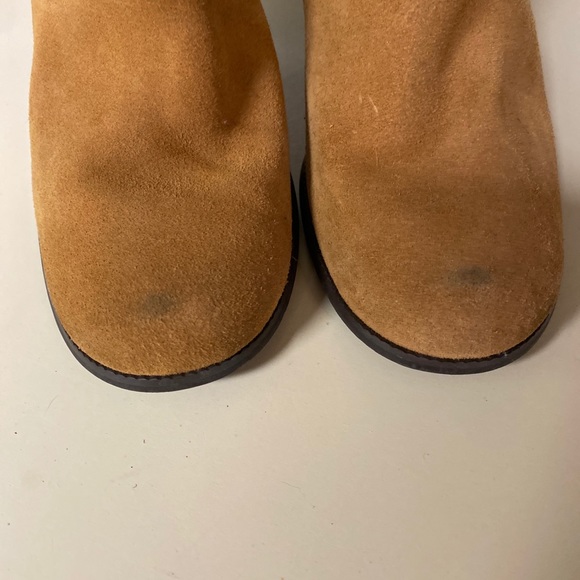 Yellow Box Womens Suede Dime Boots Size 8.5 Wedge - Picture 4 of 7